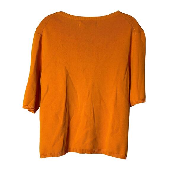 Vintage EUC Josephine Chaus Orange Snap Front Jewel Sparkly Buttons Golden Girls - Picture 2 of 16